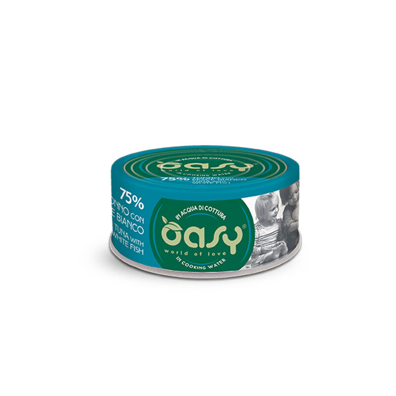 Oasy More Love Cat Adult Tonno con pesce bianco 70 gr