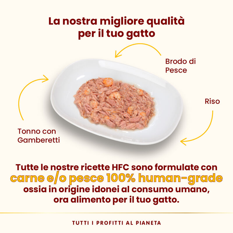 Almo Nature Cat HFC Light Meal Tonno e Gamberetti 50g
