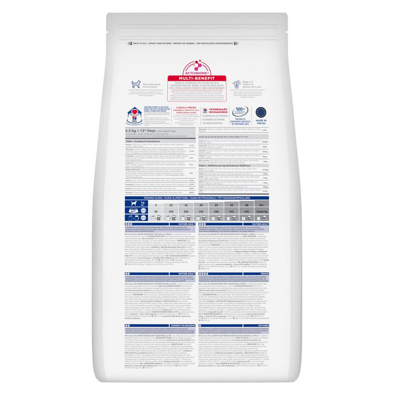 Hill's Science Plan Dog Medium Mature Adult 7+ al Pollo 2,5 kg