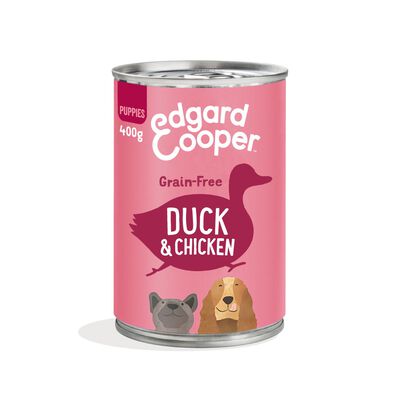 Edgard & Cooper Dog Puppy Anatra e Pollo 400 gr