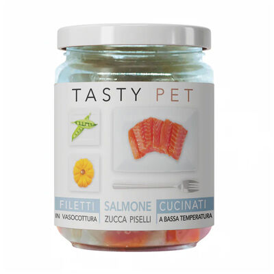 Tasty Pet Dog Adult Filetti di Pesce con zucca e piselli 160gr