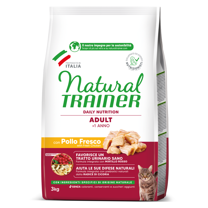 Natural Trainer Cat Adult al Pollo 3 kg