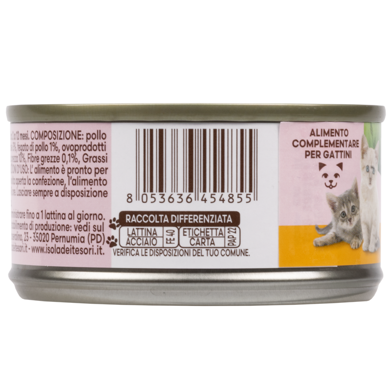 Naturalpet Prime Orme Kitten Pollo 70gr