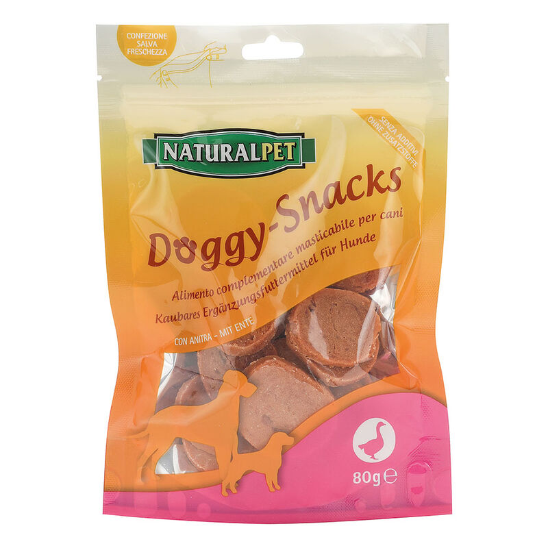 Naturalpet Doggy snacks 80 gr anatra