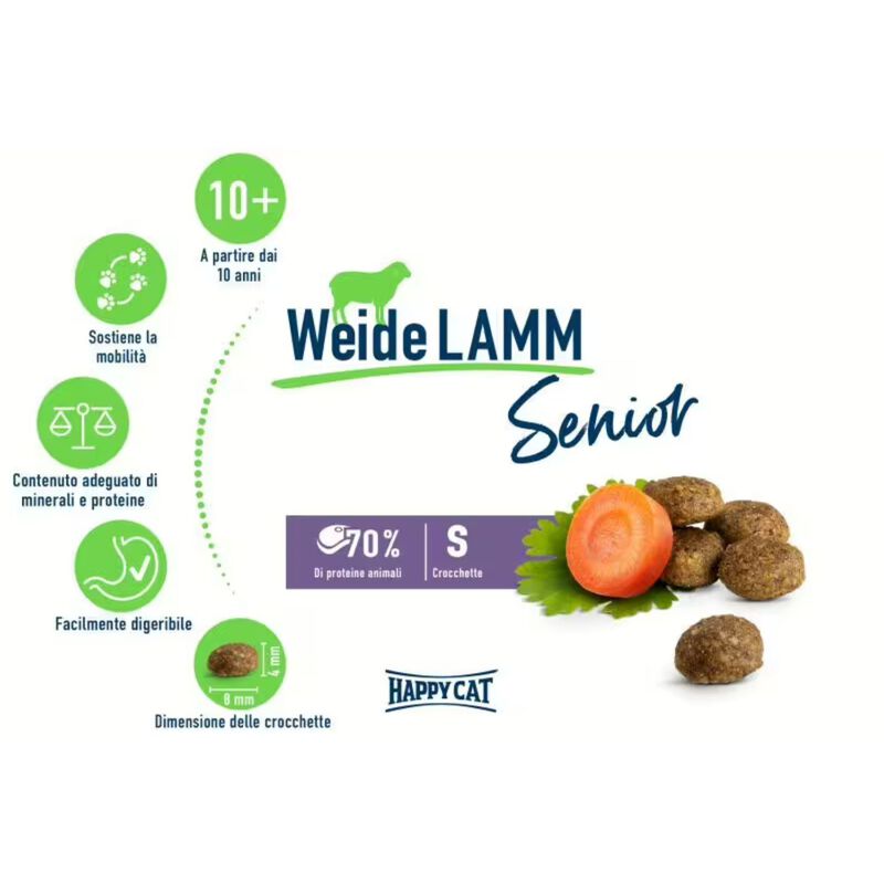 Happy Cat Senior +10 Farm Agnello 300 gr