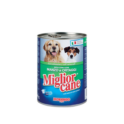 Migliorcane Dog Adult Bocconi con Manzo e Verdure 405 gr