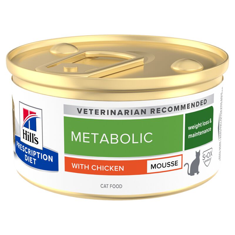 Hill's Prescription Diet Metabolic Alimento Umido per gatti con Pollo 85 gr