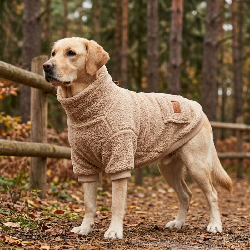 L'Isola dei Tesori Dolomia Cappottino per cani Tg. 25 Beige
