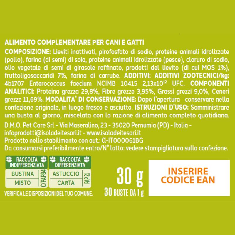 Forcepet per Cani e Gatti Fermenti Lattici Maxi 30 x 1 gr