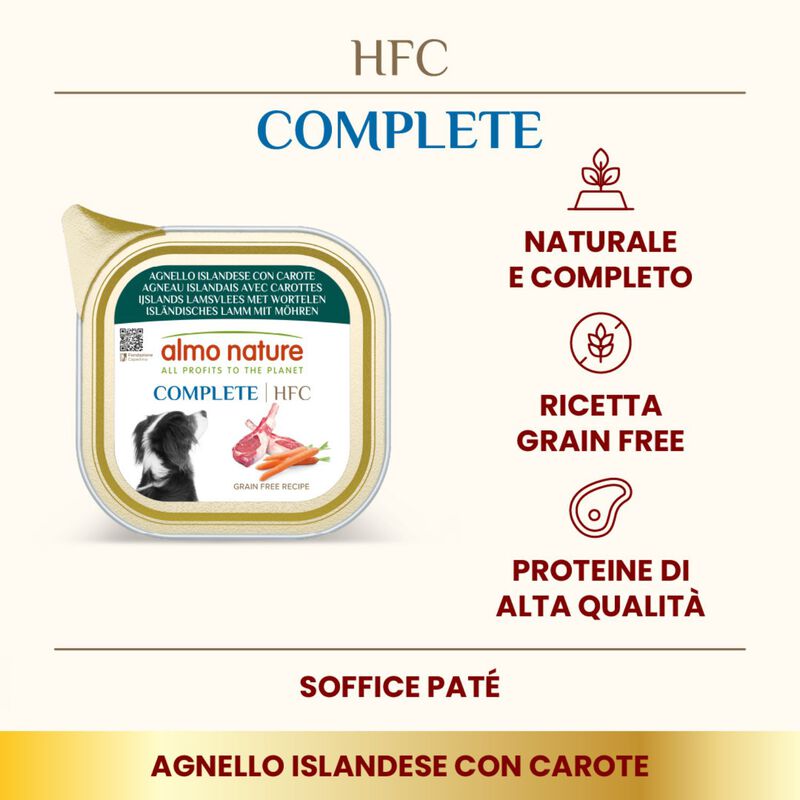 Almo Nature HFC Complete Dog Adult Agnello 85g