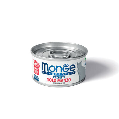 Monge Cat Adult Monoprotein Pezzetti Solo Manzo 80 gr