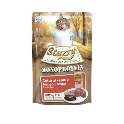 Stuzzy Cat Monoprotein Manzo 85 gr