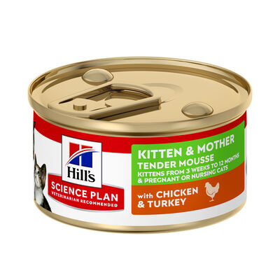 Hill's Science Plan Kitten&Mother Tender Mousse Pollo e Tacchino 85gr