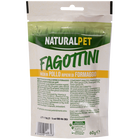 Naturalpet Snack Fagottini ricchi in Pollo ripieni di Formaggio 60 gr