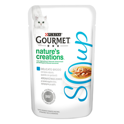 Gourmet Nature's Creation Soup Cat Adult Tonno&Gamberetti 40 gr