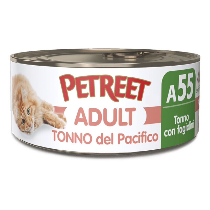 Petreet Cat Tonno del pacifico Tonno con fagiolini 70 gr