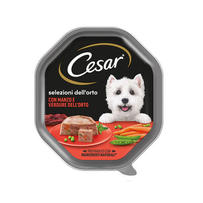 Cesar Dog Selezioni dell'Orto con Manzo e verdure 150 gr