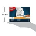 Gourmet Perle Cat Adult Filettini in Salsa Tacchino Tonno Anatra e Agnello 8 x 85 gr