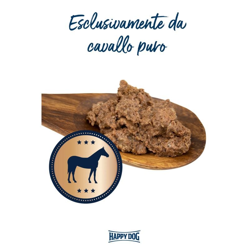 Happy Dog Sensible Pure Montana Umido per cani adulti Cavallo 200 gr