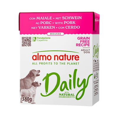 Almo Nature Daily Dog Adult con maiale 380gr