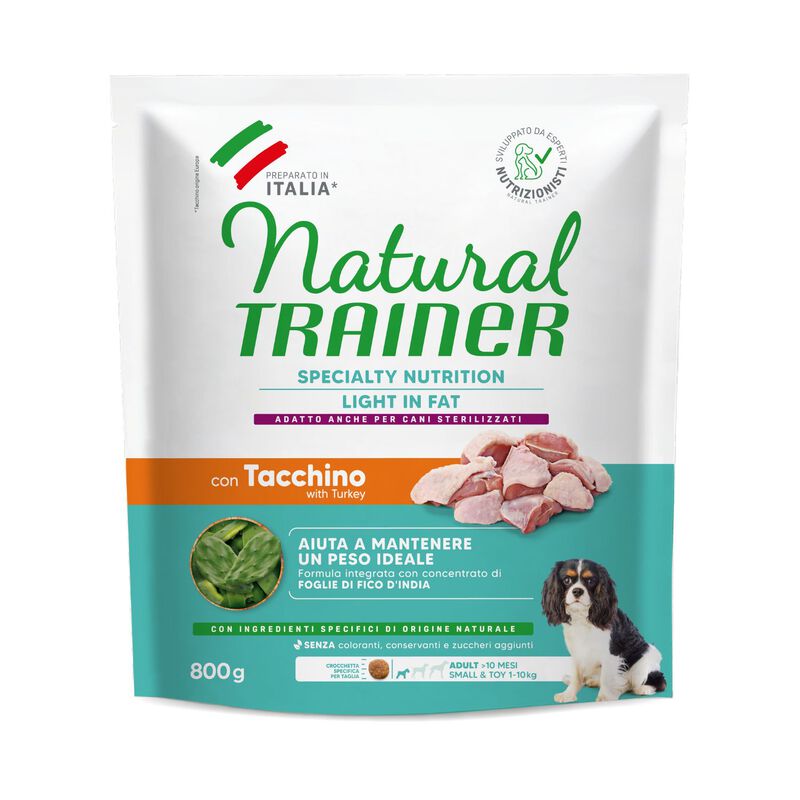 Natural Trainer Dog Ideal Weight Small & Toy Adult con Carni bianche 2 kg