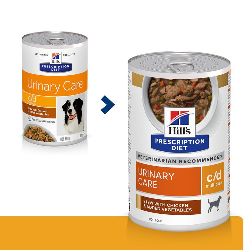 Hill's Prescription Diet Dog c/d Multicare spezzatino con pollo e verdure 354 gr