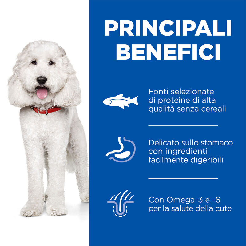 Hill's Science Plan Dog Adult Medium Hypoallergenic Salmone 12kg