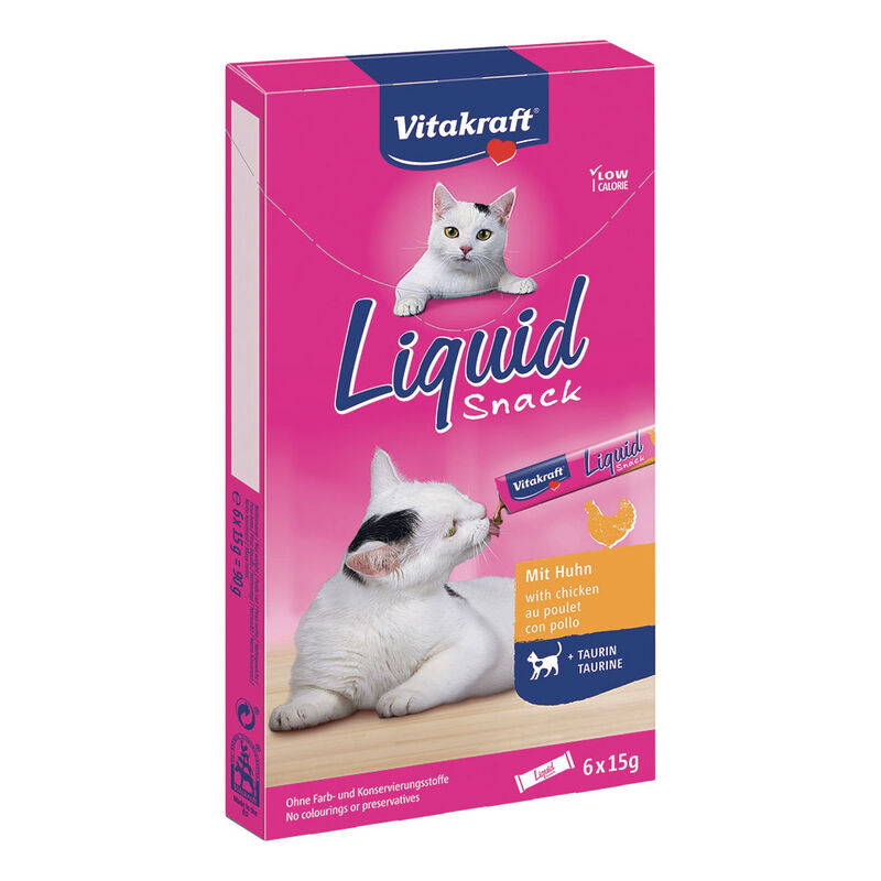 Vitakraft cat liquid pollo 6x15 gr