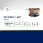 Farmina N&D Pumpkin Dog Adult Mini Agnello e Mirtillo 140 gr