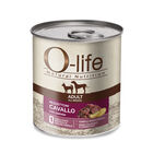 O-life Dog Adult All Breeds Pezzettoni di Cavallo con Patate 400 gr