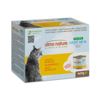 Almo Nature HFC Light Meal Pollo 4x50g 