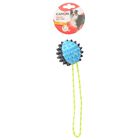 Camon Gioco Cane Pallina in TPR e Corda Bicolore
