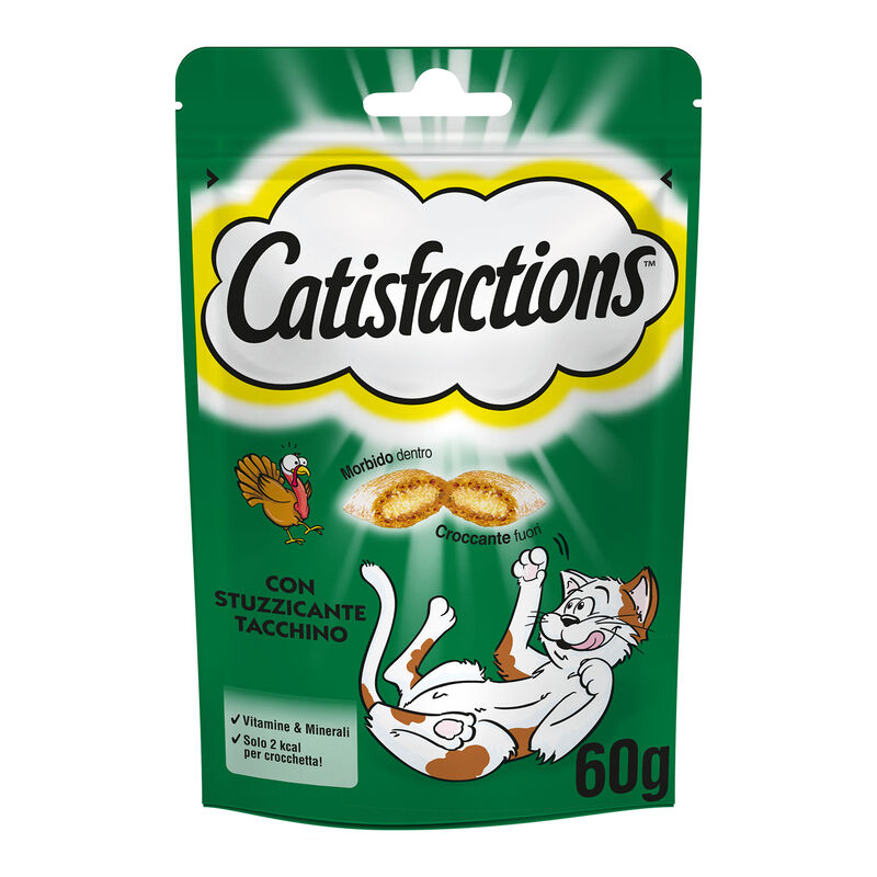 Catisfactions Snack Cat Tacchino 60 gr