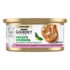 Gourmet Nature's Creation Fiocchi di Tonnetto in gelée con Pesce bianco 70gr