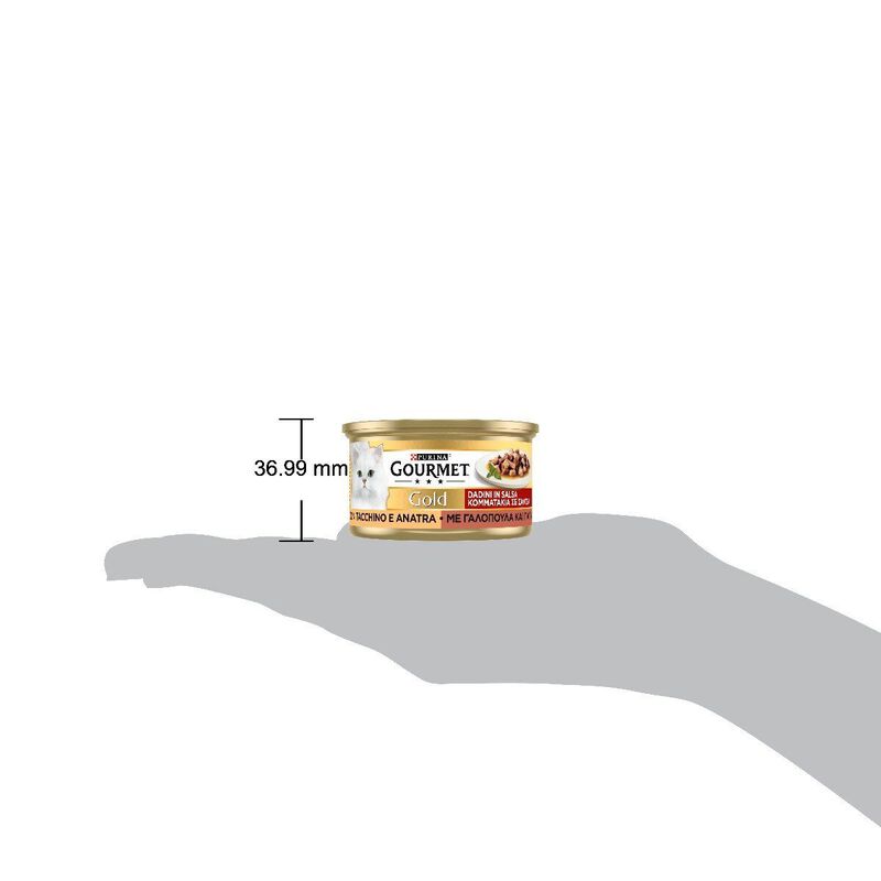 Gourmet Gold Cat Adult Dadini in Salsa con Tacchino e Anatra 85 gr