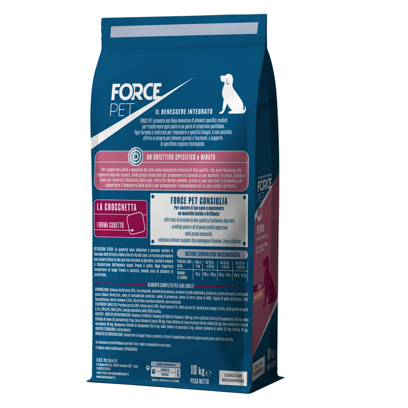 Forcepet Dog Adult Derma con salmone 10kg