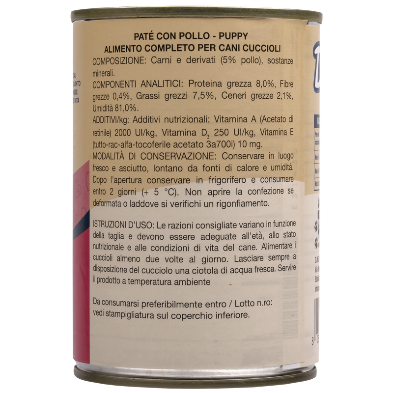 Dag Puppy Paté con Pollo 400gr