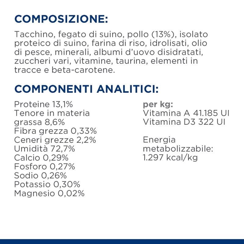 Hill's Prescription Diet Alimento umido per cani con Pollo 85 gr