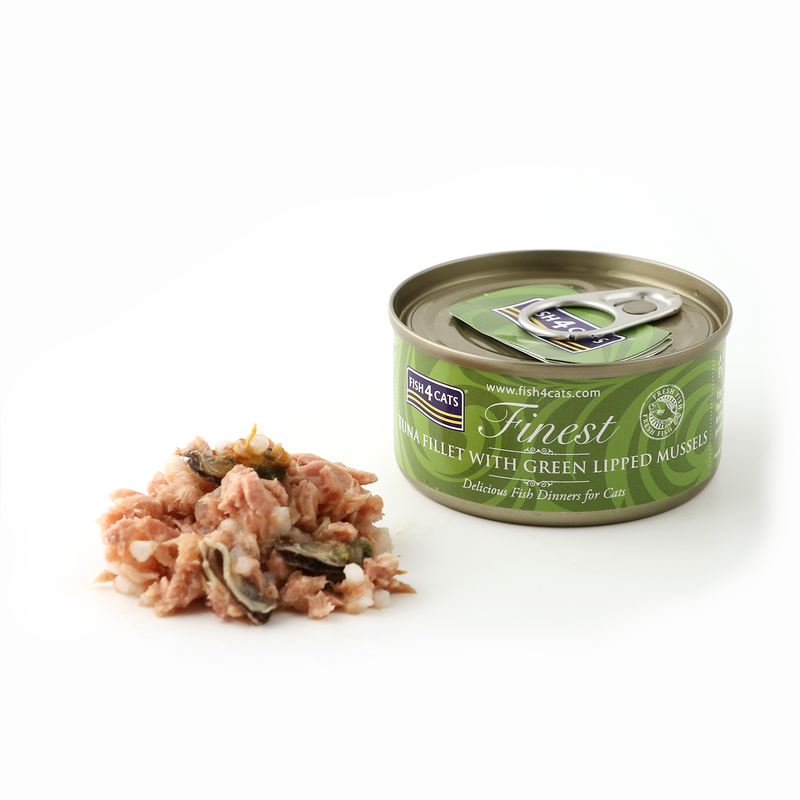 Fish4Cats Finest Cibo Umido per gatti Tonno e molluschi 70 gr
