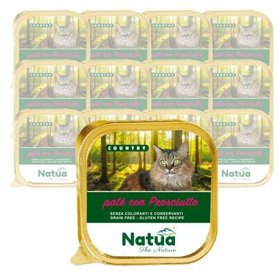 Natua Country Cat Adult Pat&eacute; Prosciutto 100 gr