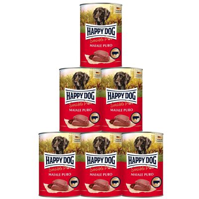 Happy Dog Cibo umido per cani Maiale 200 gr