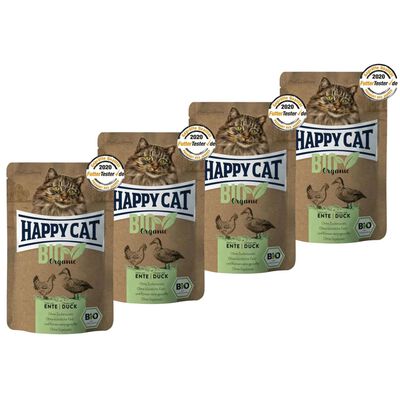 Happy Cat Bio con Pollo e anatra 85 gr