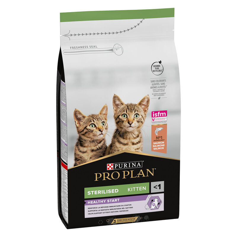 Purina Pro Plan Healthy Start Cat Kitten 3-12 mesi Sterilised Salmone 1,5 kg