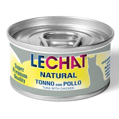 Le Chat Natural per gatti adulti Sfilaccetti con Tonno e Pollo 80 gr