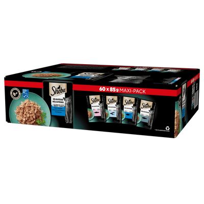 Sheba Cat Busta Delicatezze in gelatina Multipack 60x85gr