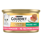 Gourmet Gold Cat Adult  Mousse con Trota e Deliziosi Pomodori 85 gr