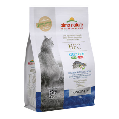 Almo Nature HFC Cat Longevity Sterilizzato Spigola e Orata 300 gr