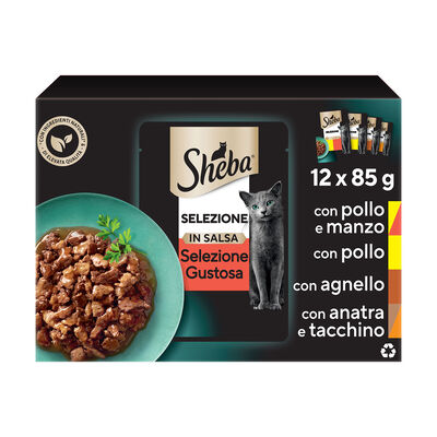 Sheba Cat Selezione Gustosa in salsa 12x85 gr