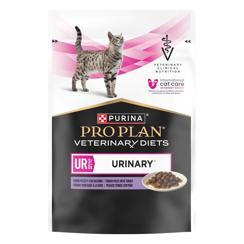 Purina Pro Plan Veterinary Diet Urinary Gatti adulti Bocconcini in salsa al Tacchino 85 gr