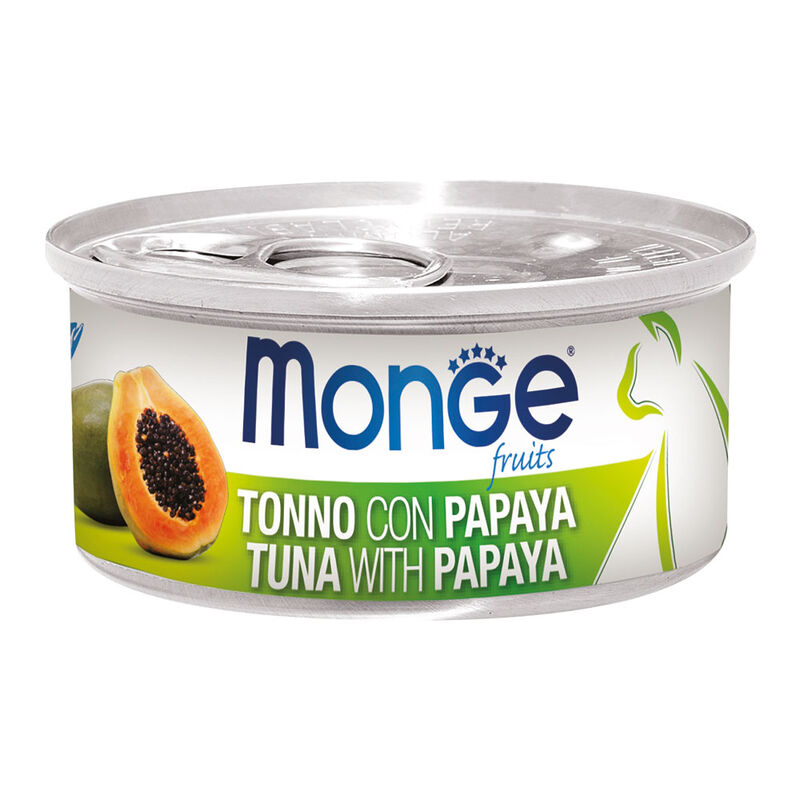 Monge Fruits Cat Adult Pezzetti di Tonno con Papaya 80 gr